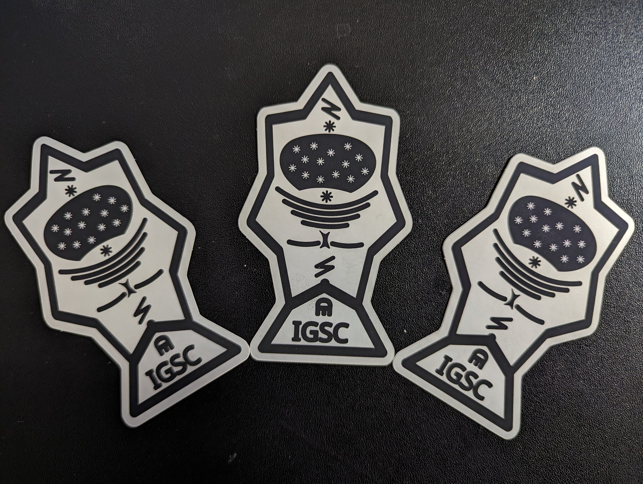 Inter Galactic Space Command Stickers